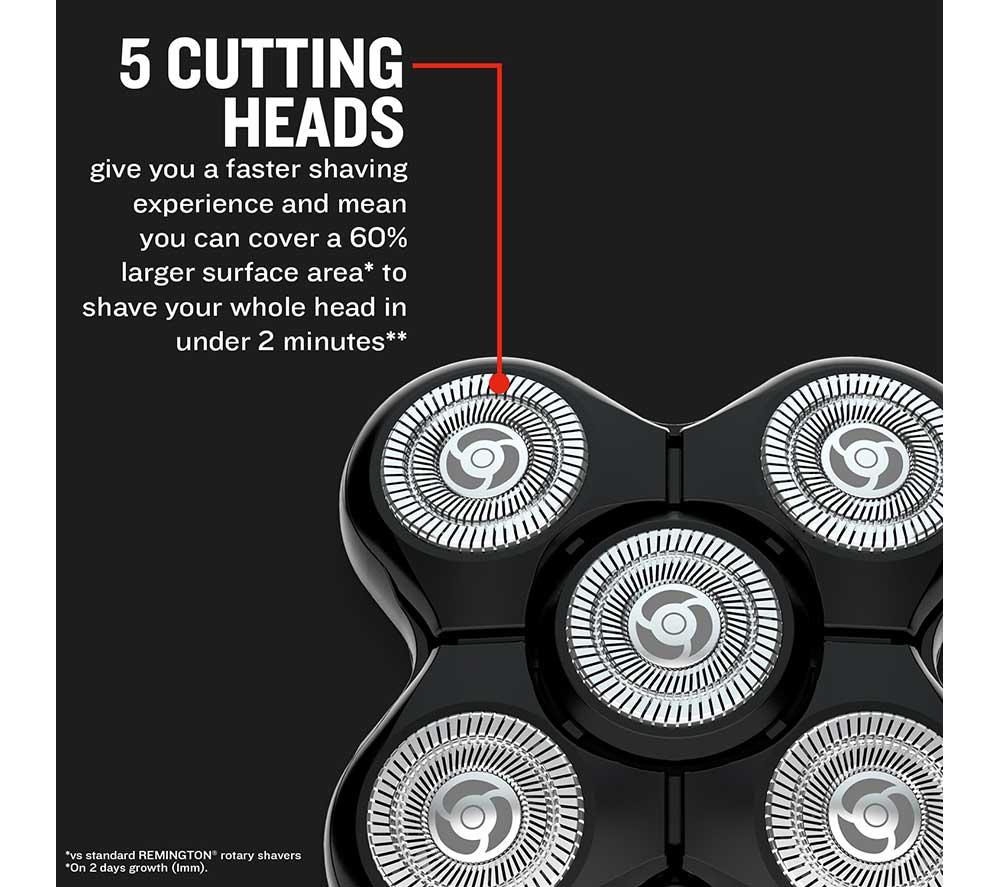REMINGTON XR1500 Wet & Dry Rotary Head Shaver - Black