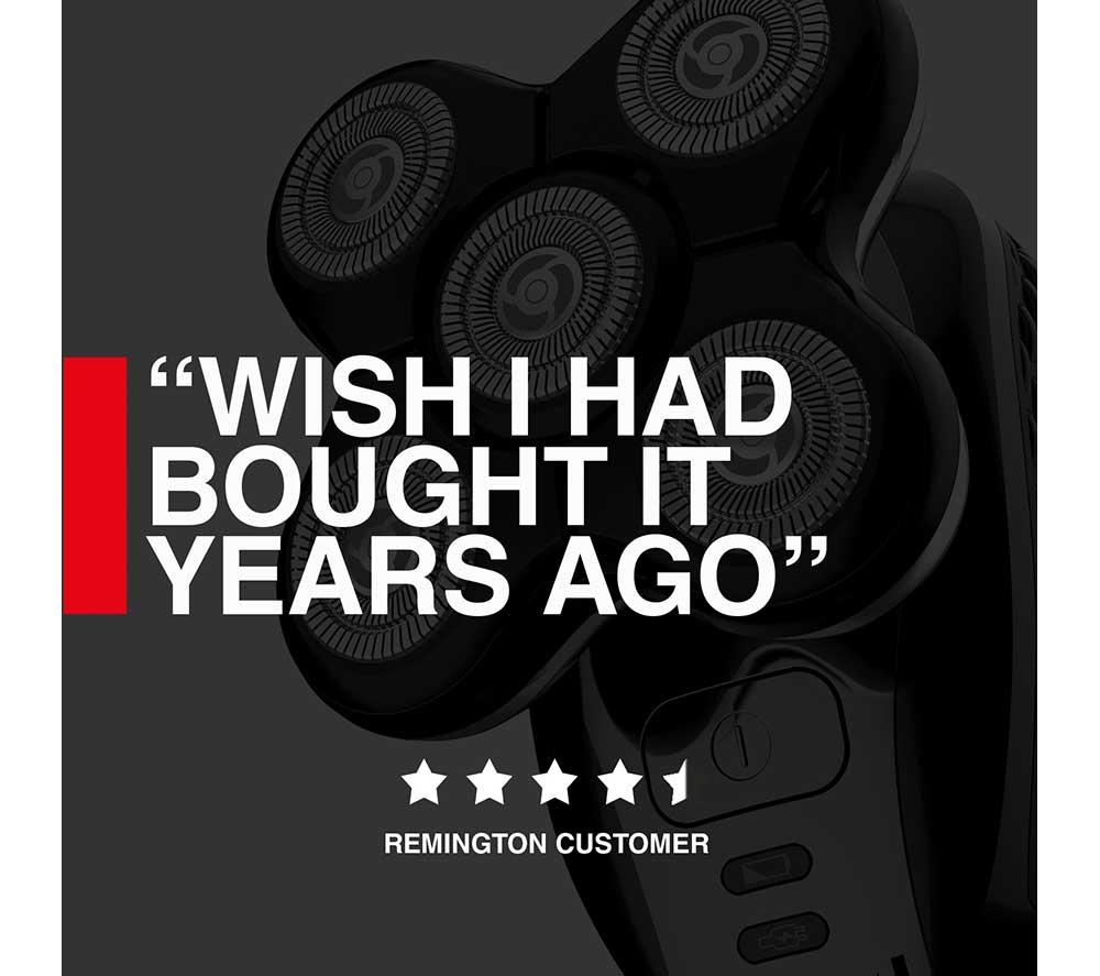REMINGTON XR1500 Wet & Dry Rotationsrasierer – Schwarz