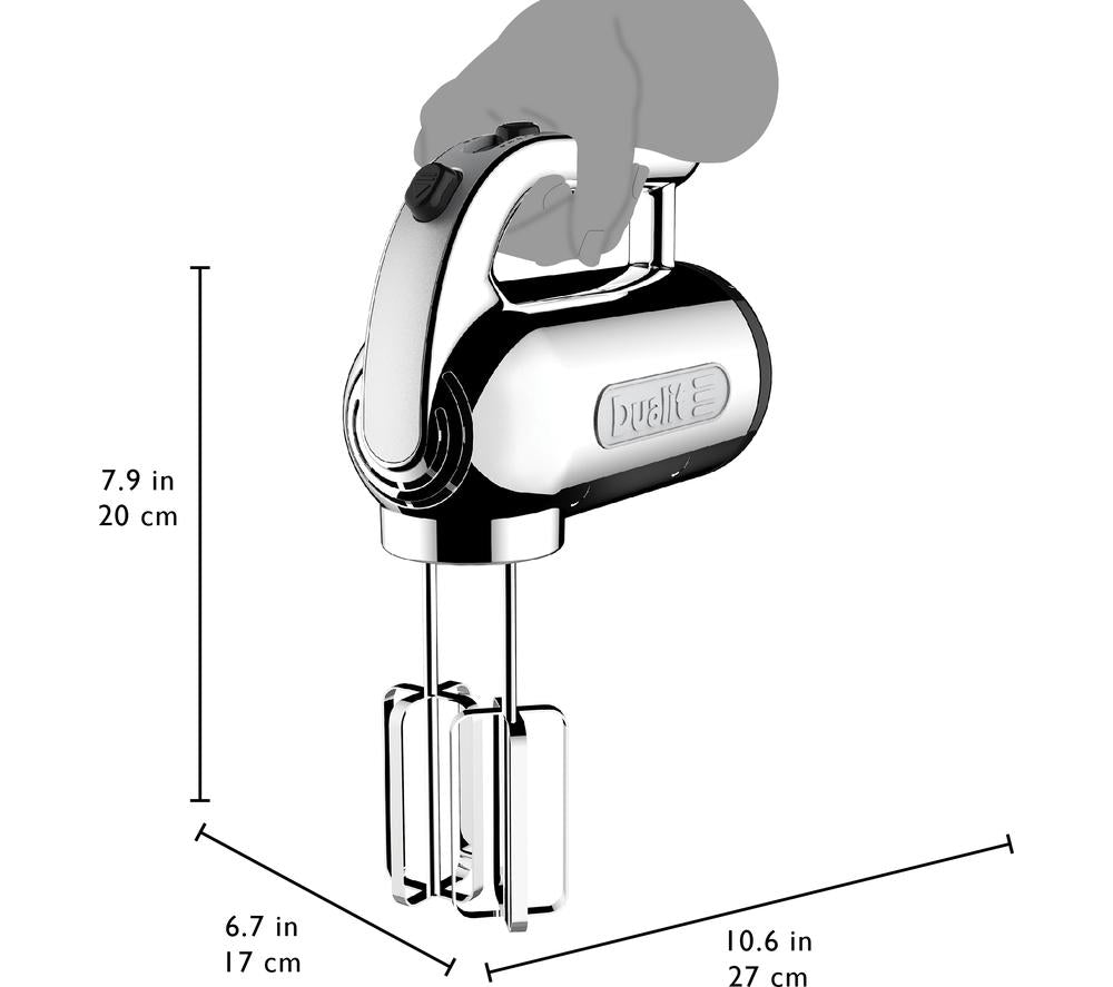DUALIT 89300 Hand Mixer - Polished Chrome