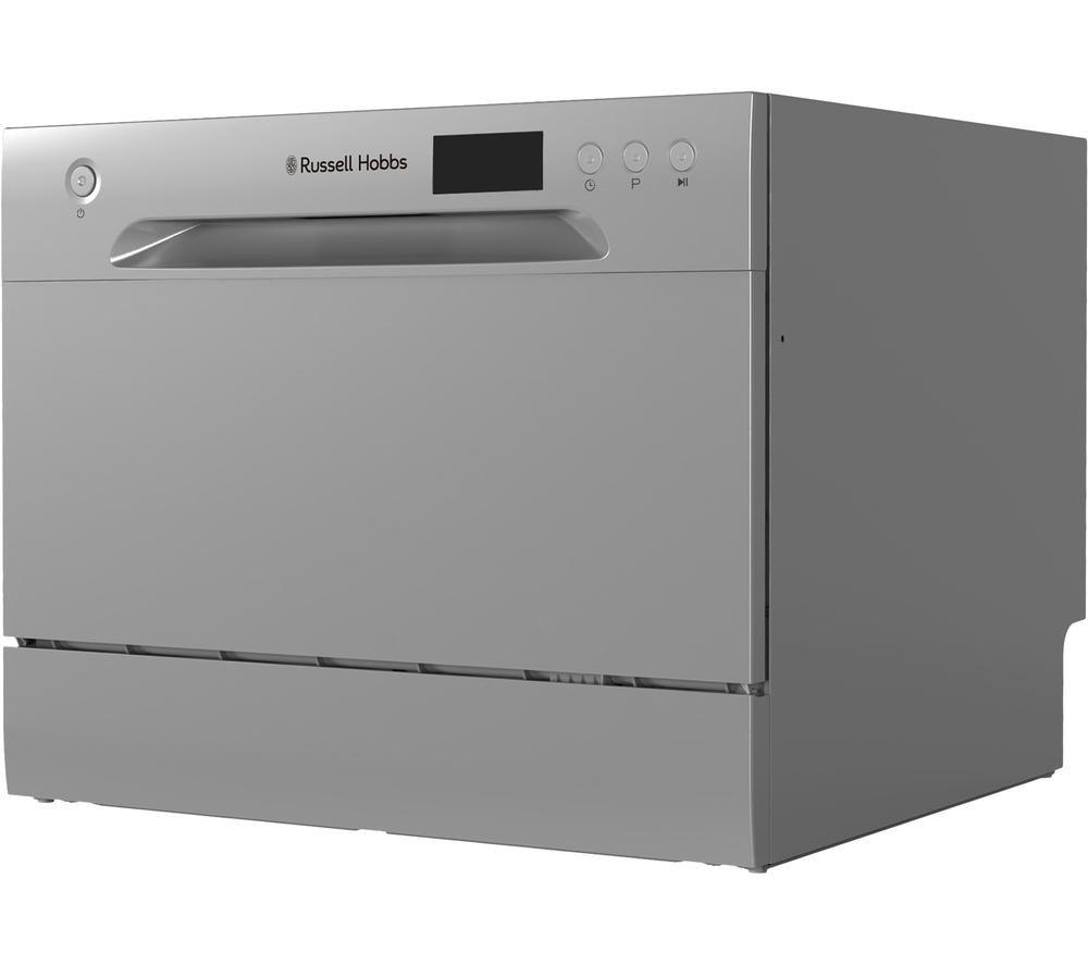 RUSSELL HOBBS RHTTDW6S Table Top Dishwasher - Silver