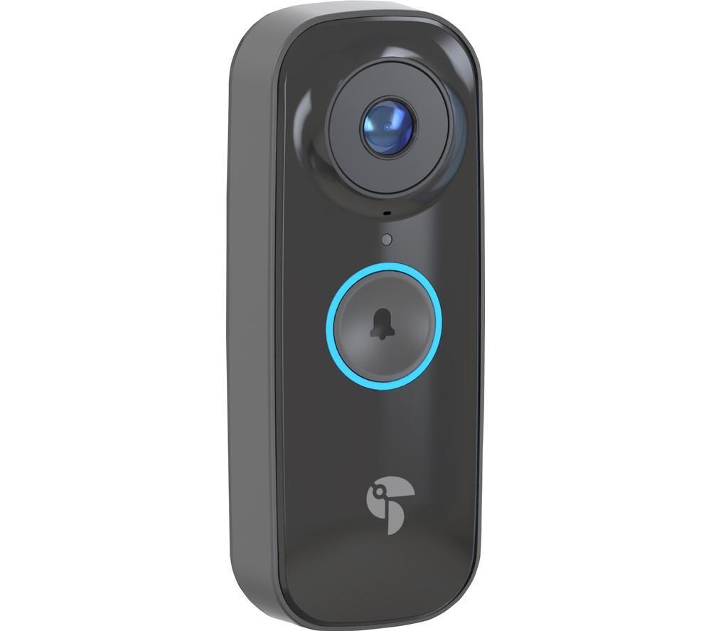 TOUCAN TVDP05GR-MLDX Pro Smart 2K Video Doorbell & Chime - Black