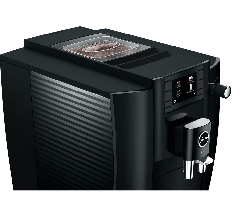 JURA E6 Bean to Cup Coffee Machine - Black