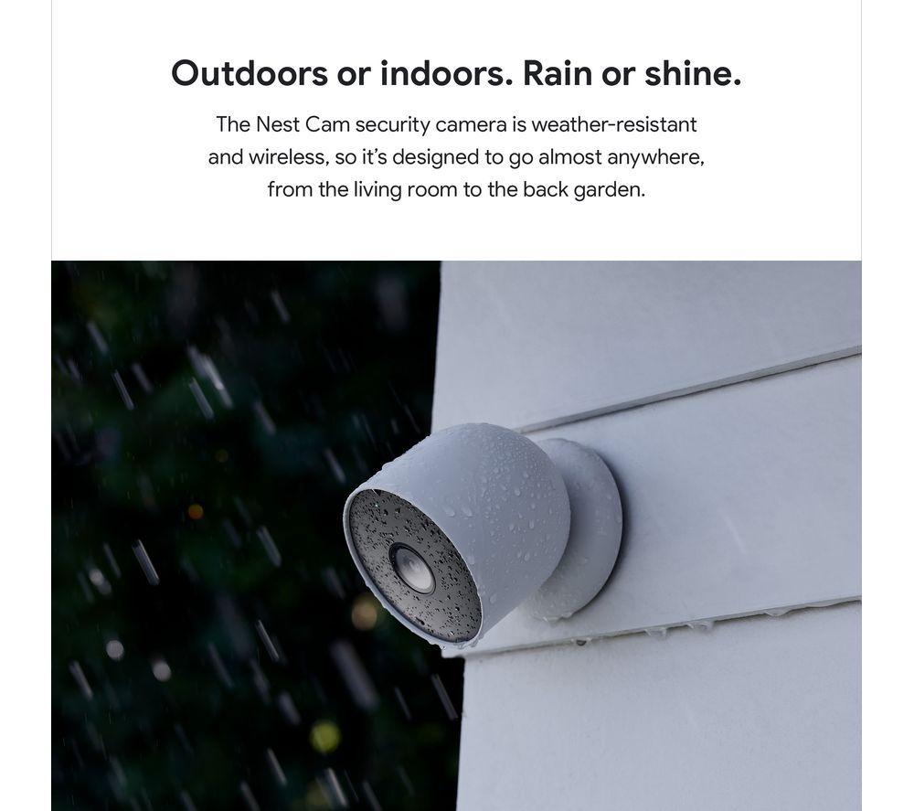 GOOGLE Nest Cam Indoor & Outdoor & Nest Cam Indoor Smart Security Camera Bundle