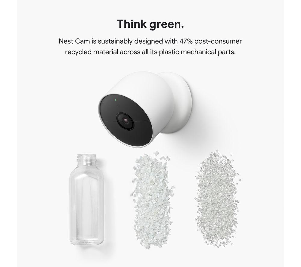 GOOGLE Nest Cam Indoor & Outdoor & Nest Cam Indoor Smart Security Camera Bundle