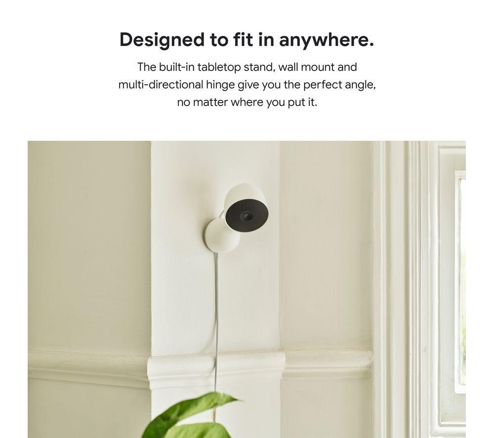 GOOGLE Nest Cam Indoor & Outdoor & Nest Cam Indoor Smart Security Camera Bundle