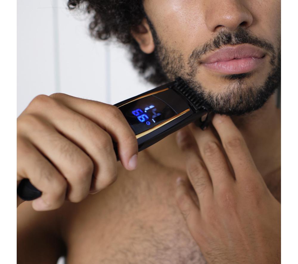 BABYLISS Recortadora de barba para uso en húmedo y seco Super Stubble XTP - Azul y dorado