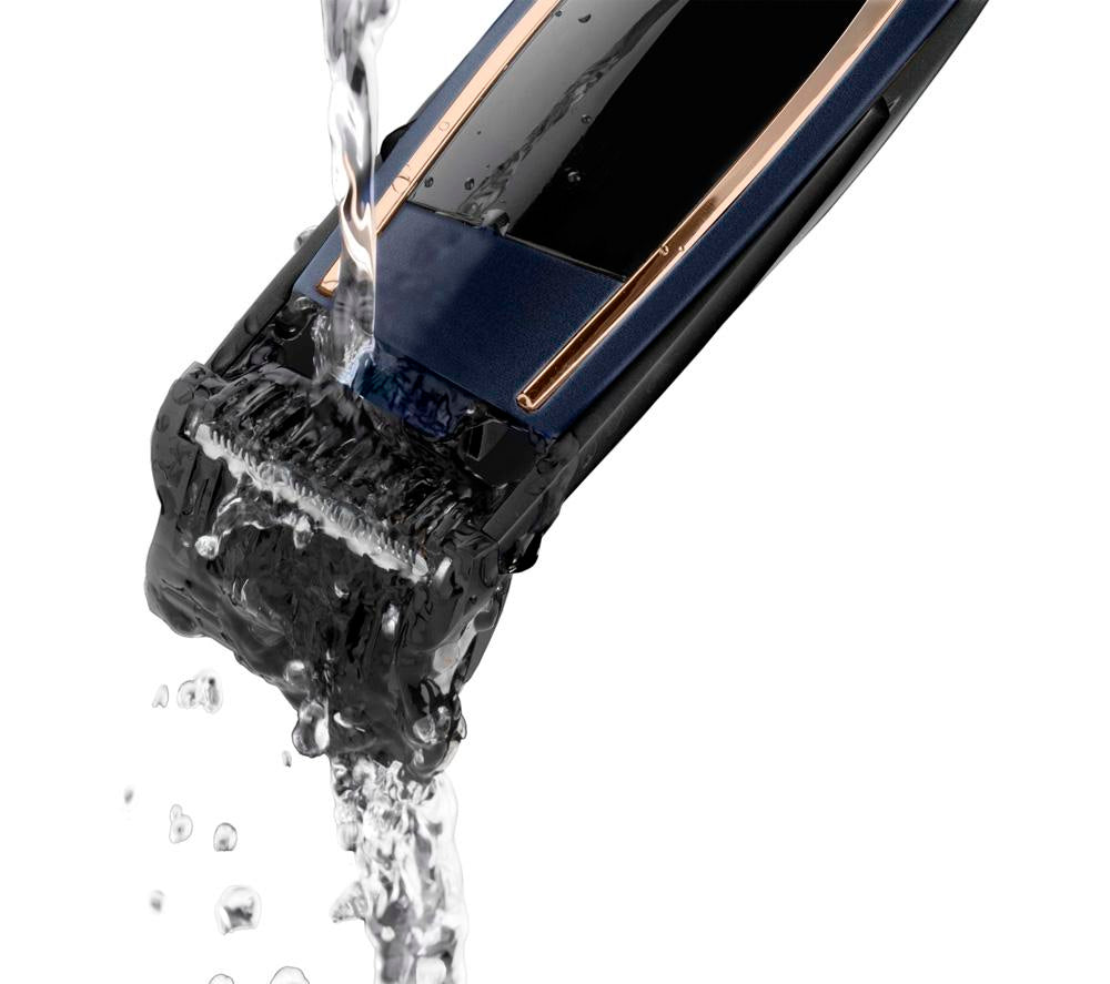 BABYLISS Recortadora de barba para uso en húmedo y seco Super Stubble XTP - Azul y dorado