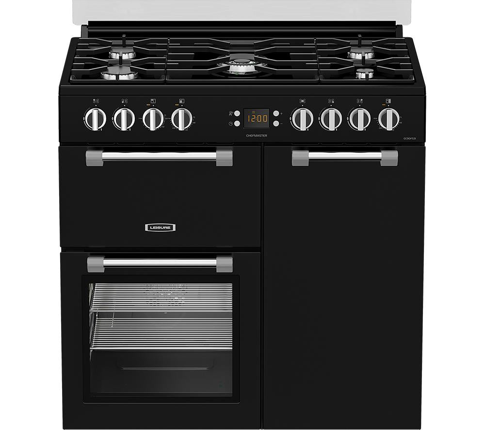 LEISURE CC90F531K 90 cm Dual Fuel Range Cooker - Black