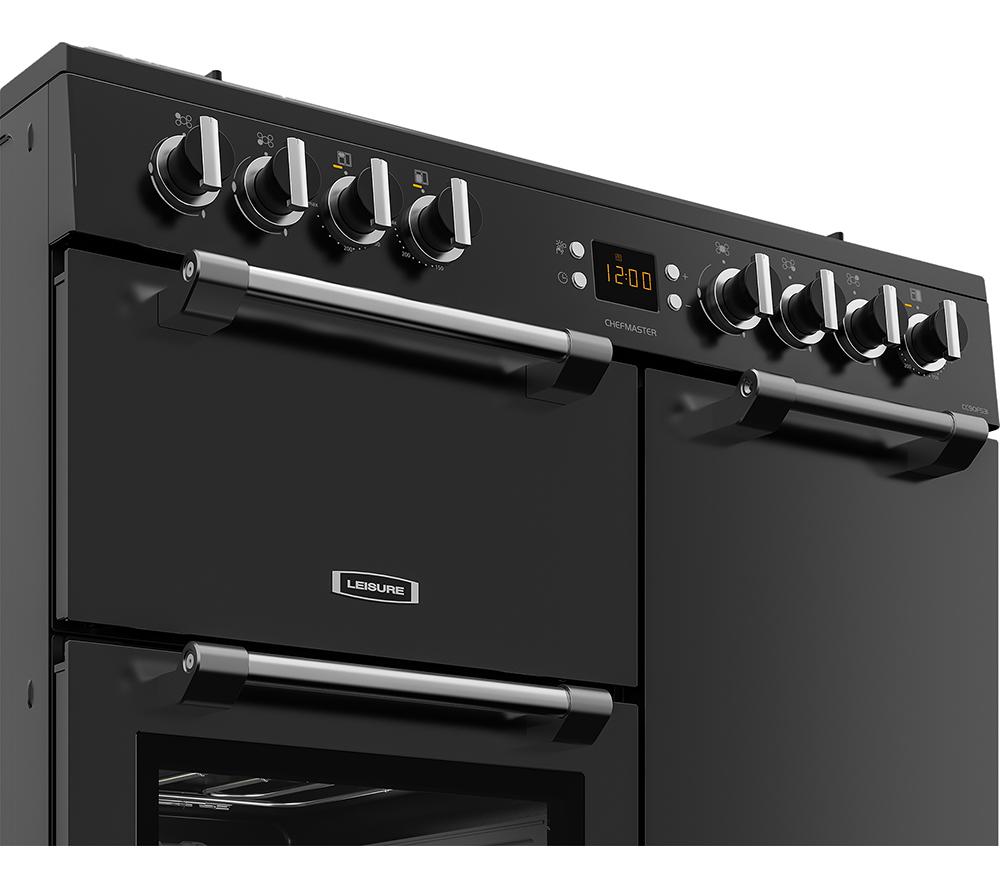 LEISURE CC90F531K 90 cm Dual Fuel Range Cooker - Black