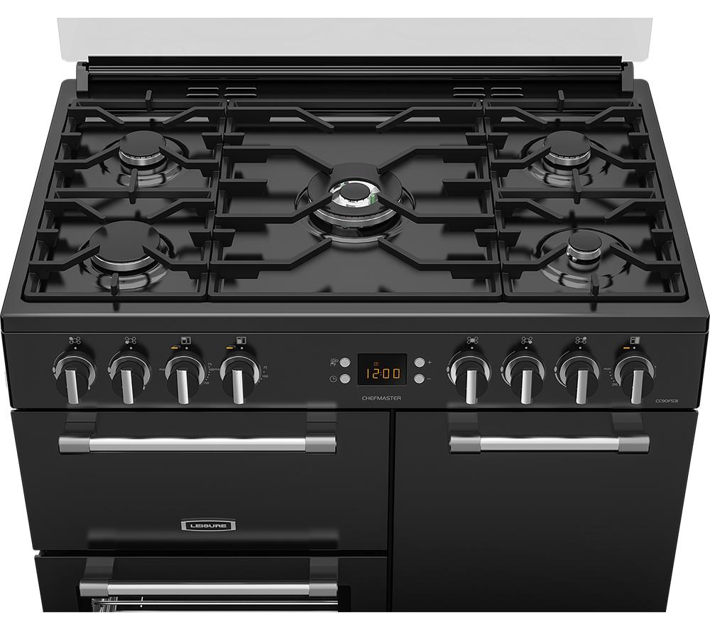 LEISURE CC90F531K 90 cm Dual Fuel Range Cooker - Black