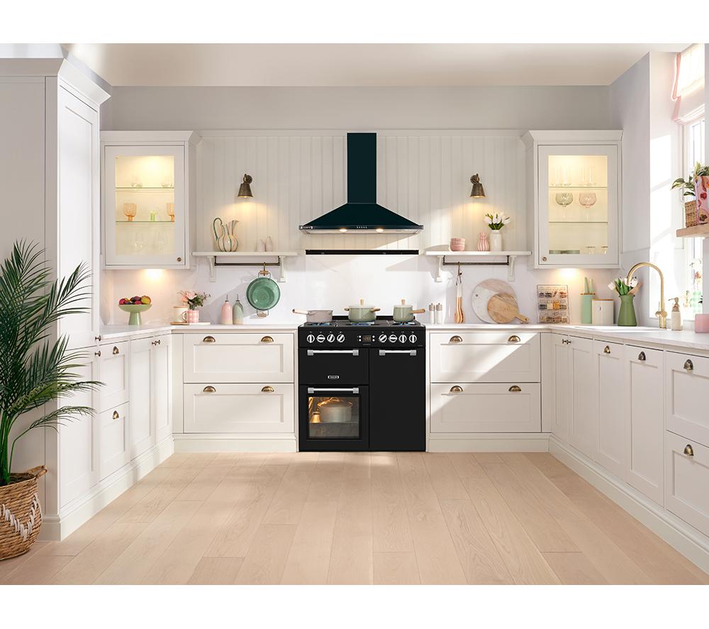 Cocina de doble combustible LEISURE CC90F531K de 90 cm - Negro