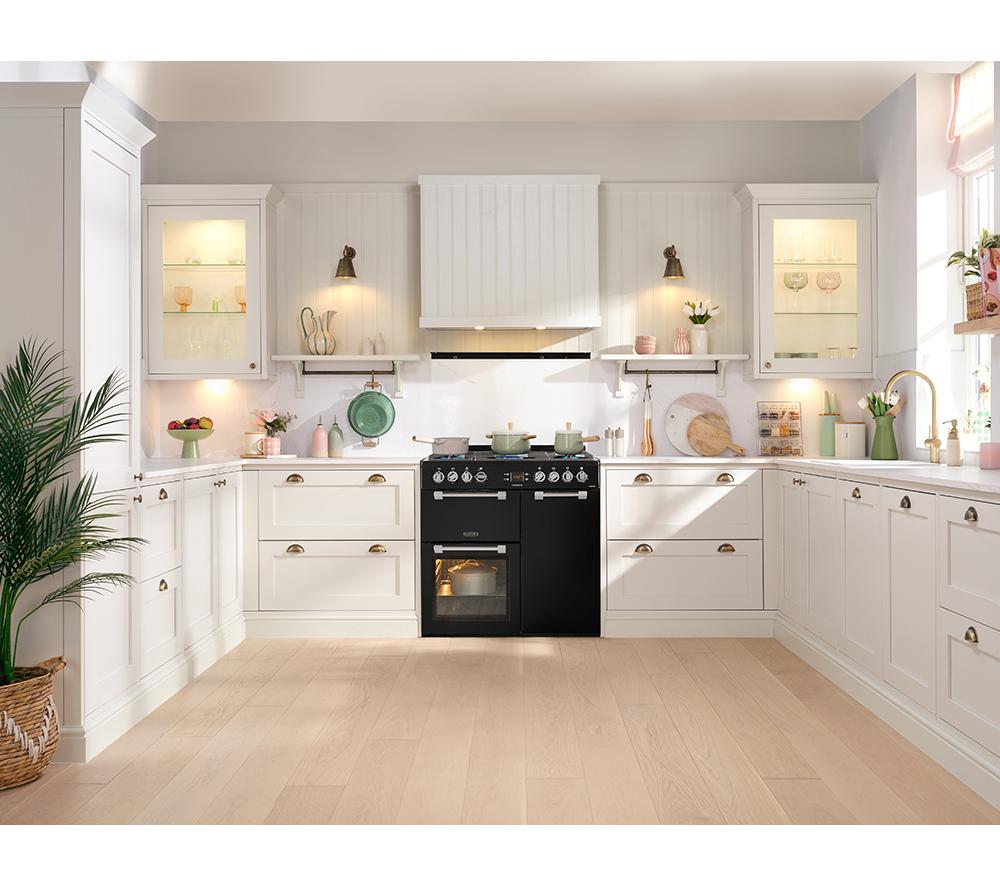 Cocina de doble combustible LEISURE CC90F531K de 90 cm - Negro