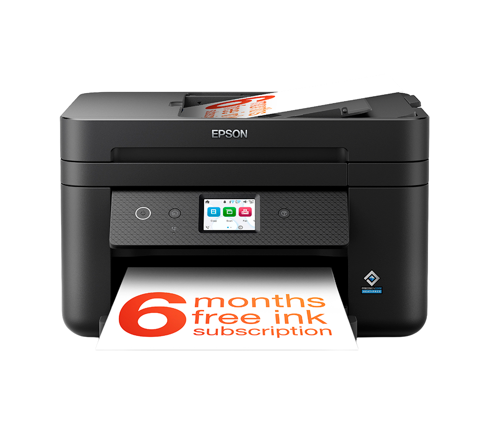 EPSON WorkForce WF-2960DWF All-in-One Wireless Inkjet Printer with Fax