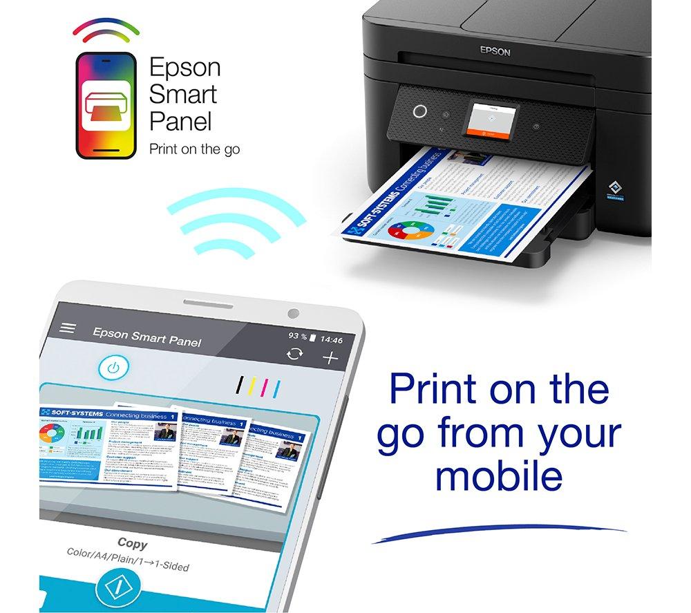 EPSON WorkForce WF-2960DWF All-in-One Wireless Inkjet Printer with Fax