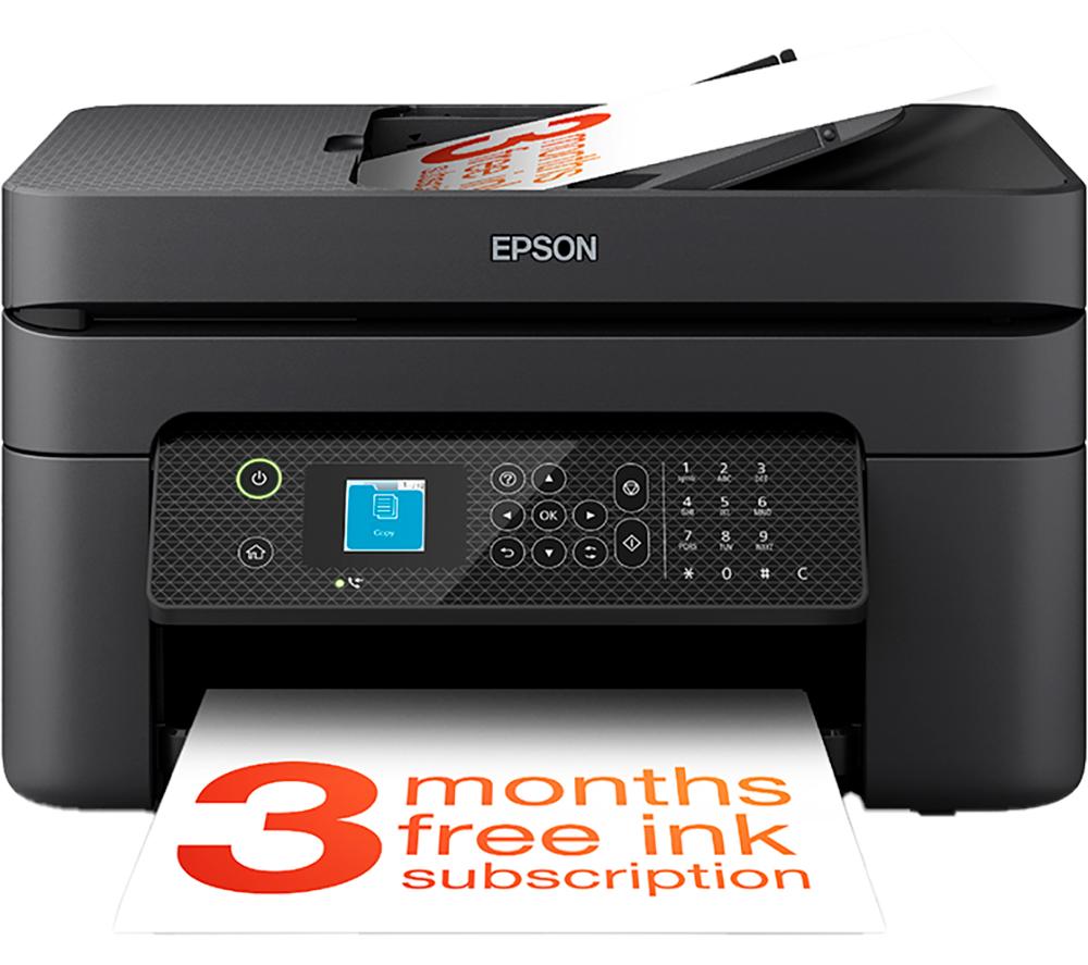 EPSON WorkForce WF-2930DWF All-in-One Wireless Inkjet Printer with Fax