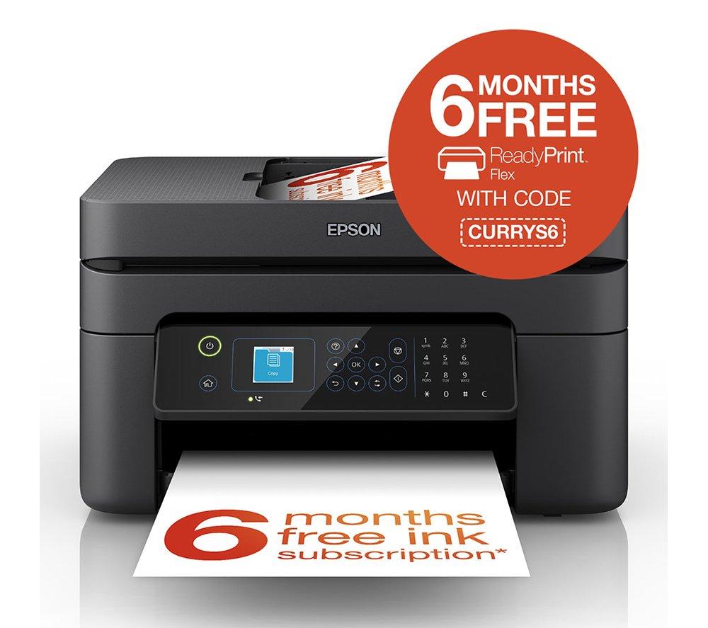 EPSON WorkForce WF-2930DWF All-in-One Wireless Inkjet Printer with Fax
