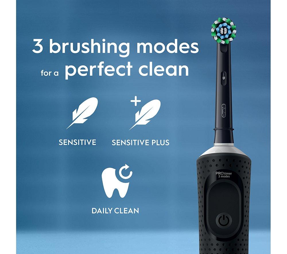 ORAL-B Vitality Pro Electric Toothbrush - Pack of 2, Black & Lilac