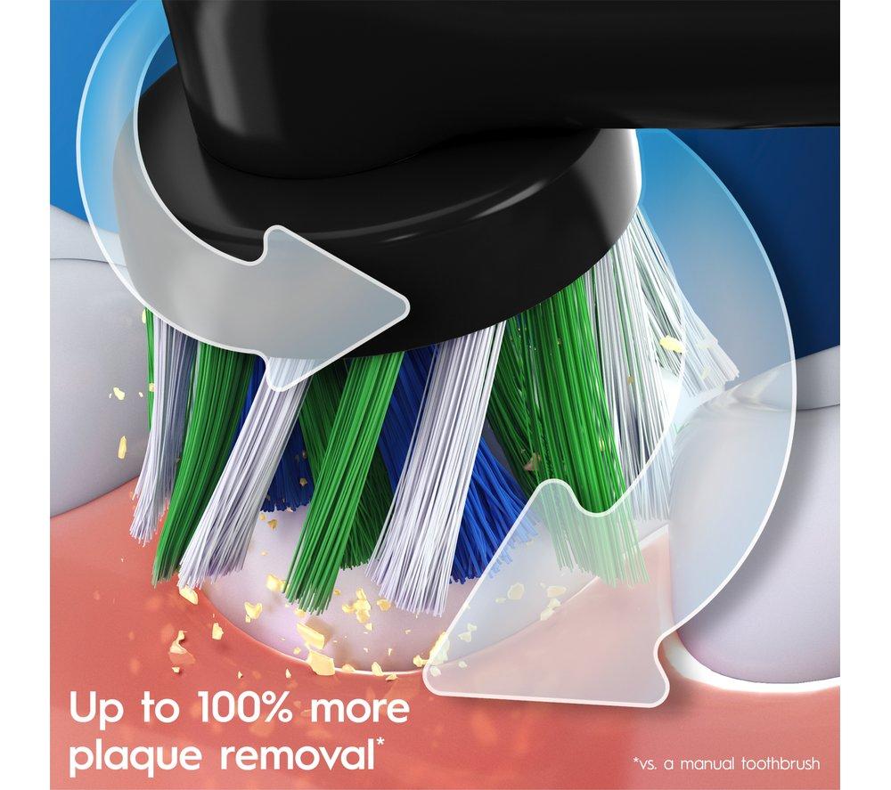 ORAL-B Vitality Pro Electric Toothbrush - Pack of 2, Black & Lilac