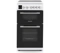 MONTPELLIER MDOG50LW 50 cm Gas Cooker - White & Silver
