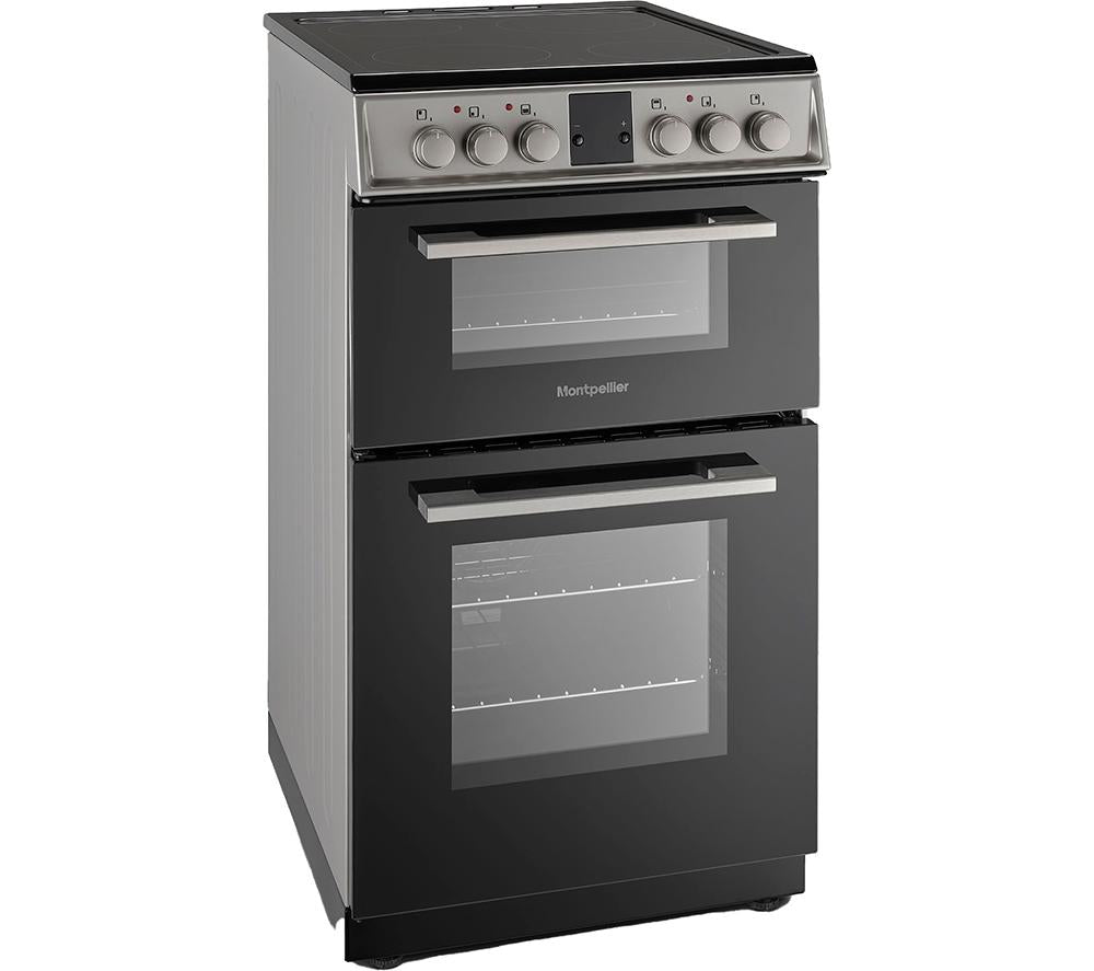 MONTPELLIER MDOC50FS 50 cm Electric Ceramic Cooker - Silver