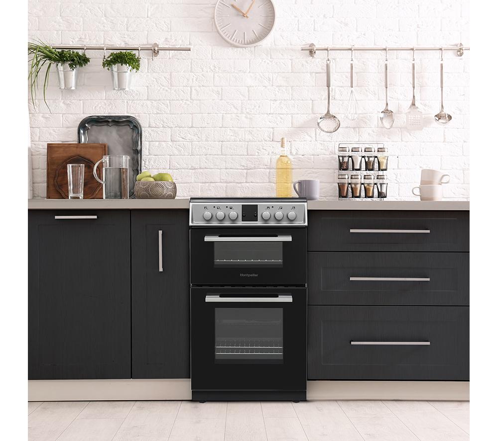 MONTPELLIER MDOC50FS 50 cm Electric Ceramic Cooker - Silver
