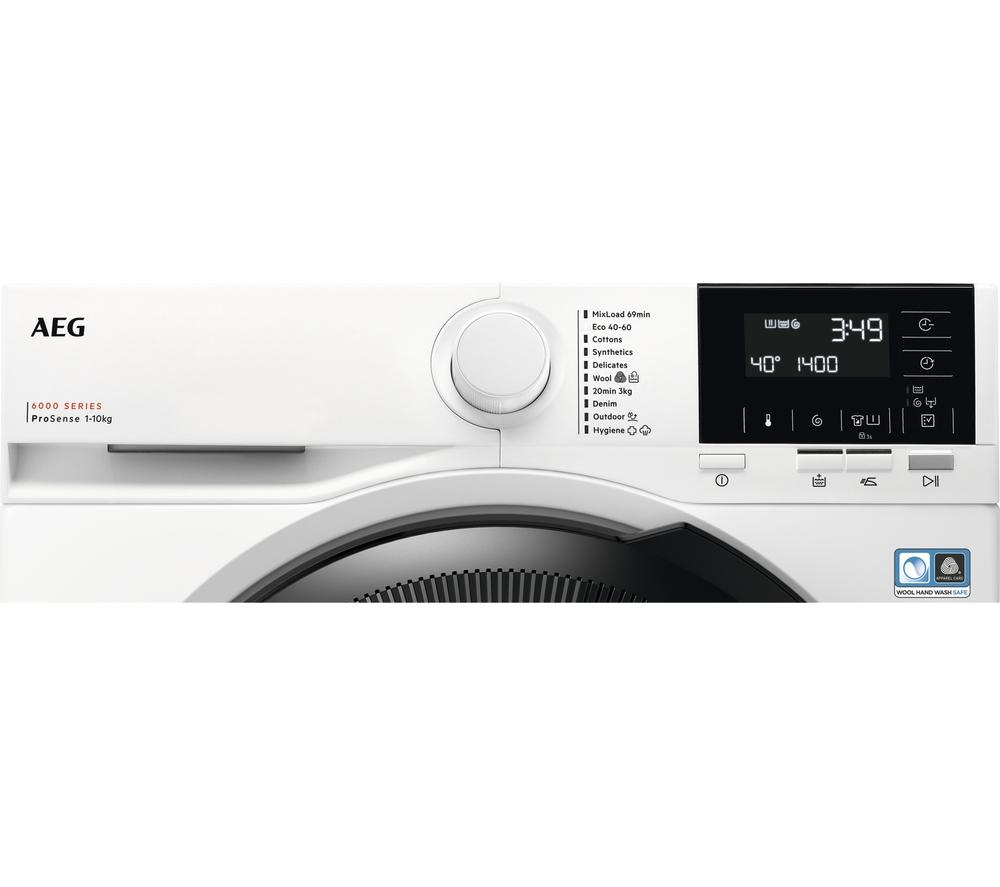 AEG 6000 ProSense LFR61144B 10 kg 1400 rpm Washing Machine - White