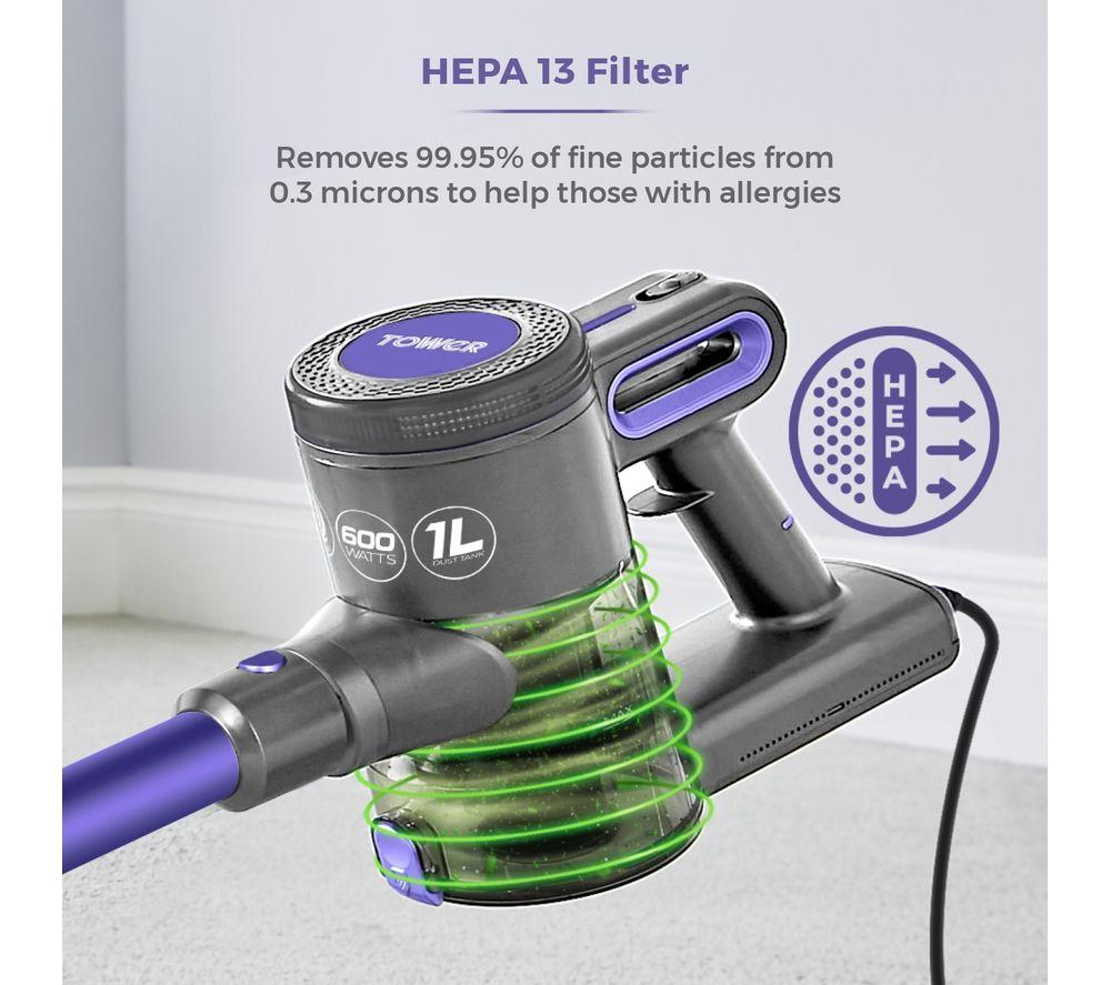 Aspiradora sin bolsa vertical TOWER Pets VL20 - Violeta Peri
