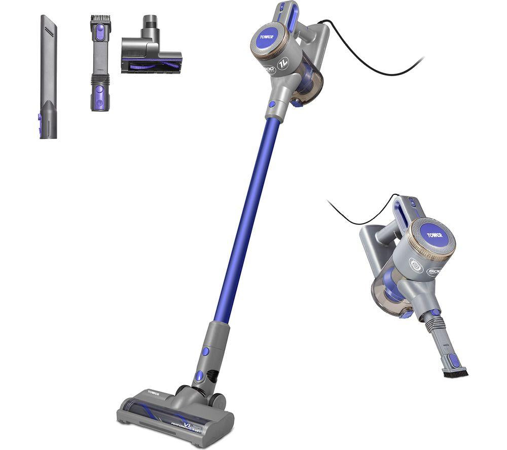 TOWER Pets VL20 Upright Bagless Vacuum Cleaner - Peri Purple