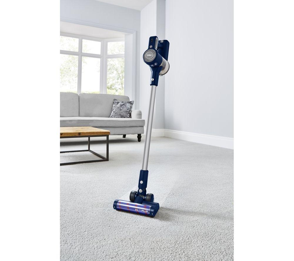 Aspiradora inalámbrica TOWER Plus Antienredos 3 en 1 VL35 - Azul y Plata