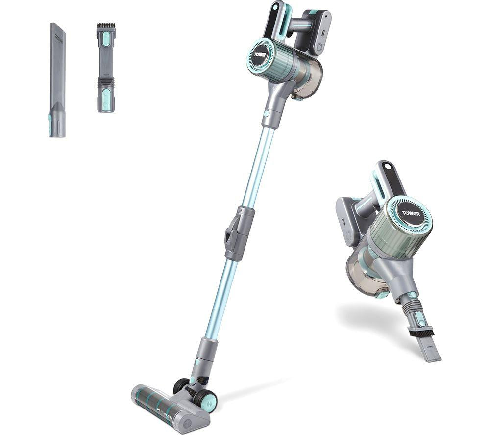 TOWER Flexi 3-in-1 VL70 Cordless Vacuum Cleaner - Aqua & Silver