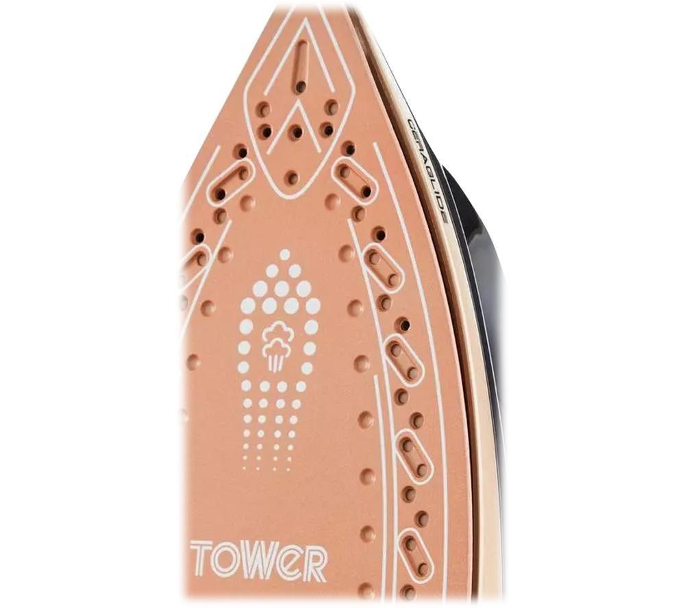 TOWER T22023GLD Steam Generator Iron - Black