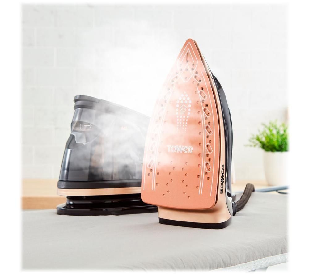 TOWER T22023GLD Steam Generator Iron - Black