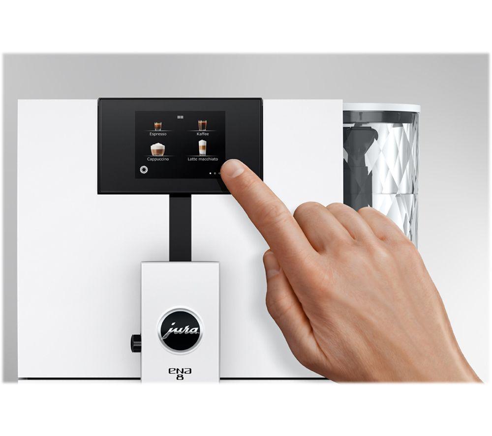 Cafetera automática JURA ENA 8 - Blanco Nórdico
