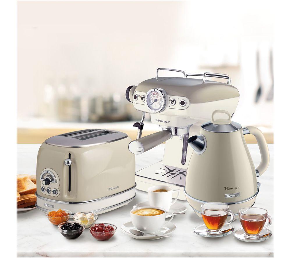 Pack de cafetera, tostadora y hervidor de agua ARIETE Vintage ARPK4 - Beige