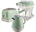 ARIETE Vintage ARPK5 Coffee Machine, Toaster & Kettle Bundle - Green