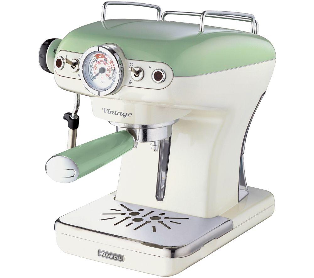 ARIETE Vintage Cafetera, Tostadora y Hervidor de agua - Verde