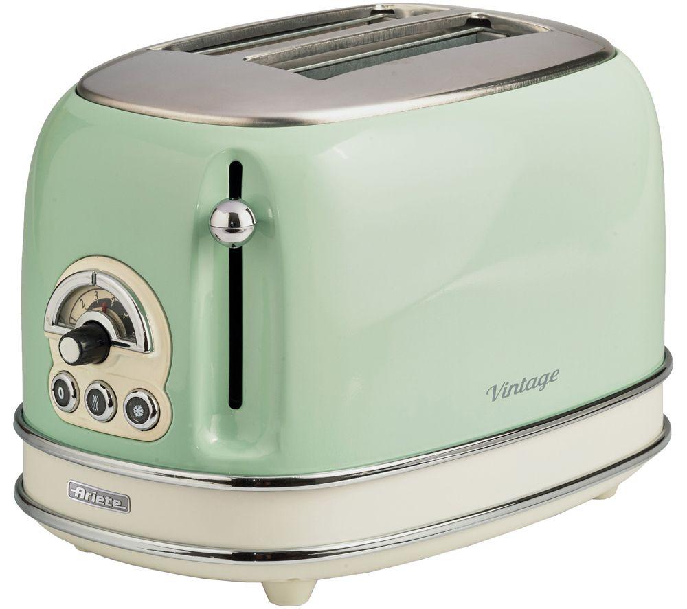 ARIETE Vintage Cafetera, Tostadora y Hervidor de agua - Verde