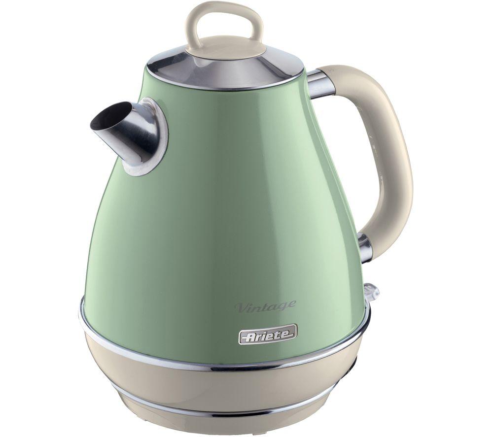 ARIETE Vintage Cafetera, Tostadora y Hervidor de agua - Verde