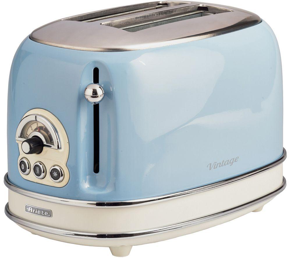 ARIETE Vintage ARPK6 Cafetera, Tostadora y Hervidor - Azul