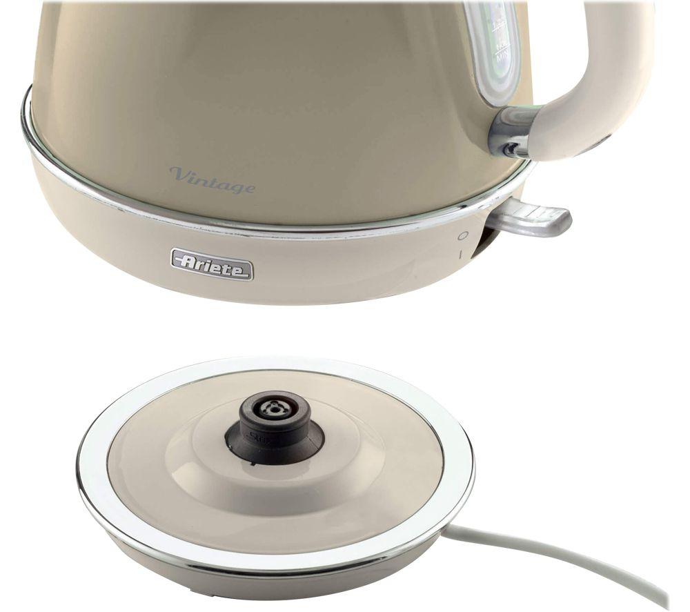 ARIETE Vintage ARPK7 Coffee Machine, Toaster & Kettle Bundle - Beige