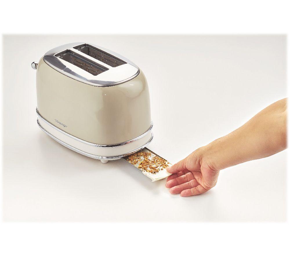 ARIETE Vintage ARPK7 Coffee Machine, Toaster & Kettle Bundle - Beige
