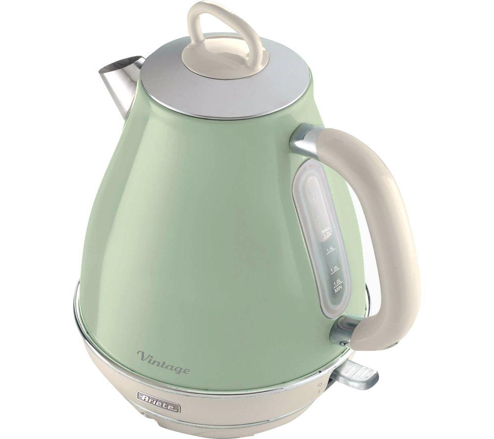 ARIETE Vintage ARPK8 Coffee Machine, Toaster & Kettle Bundle - Green