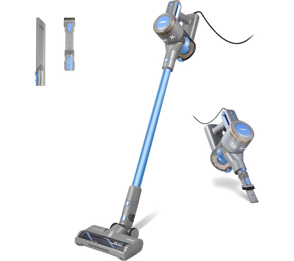 TOWER Performance VL20 Upright Bagless Vacuum Cleaner - Aqua Blue