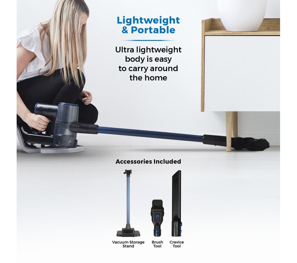 TOWER Optimum 3-in-1 VL100 Cordless Vacuum Cleaner - Blue & Black