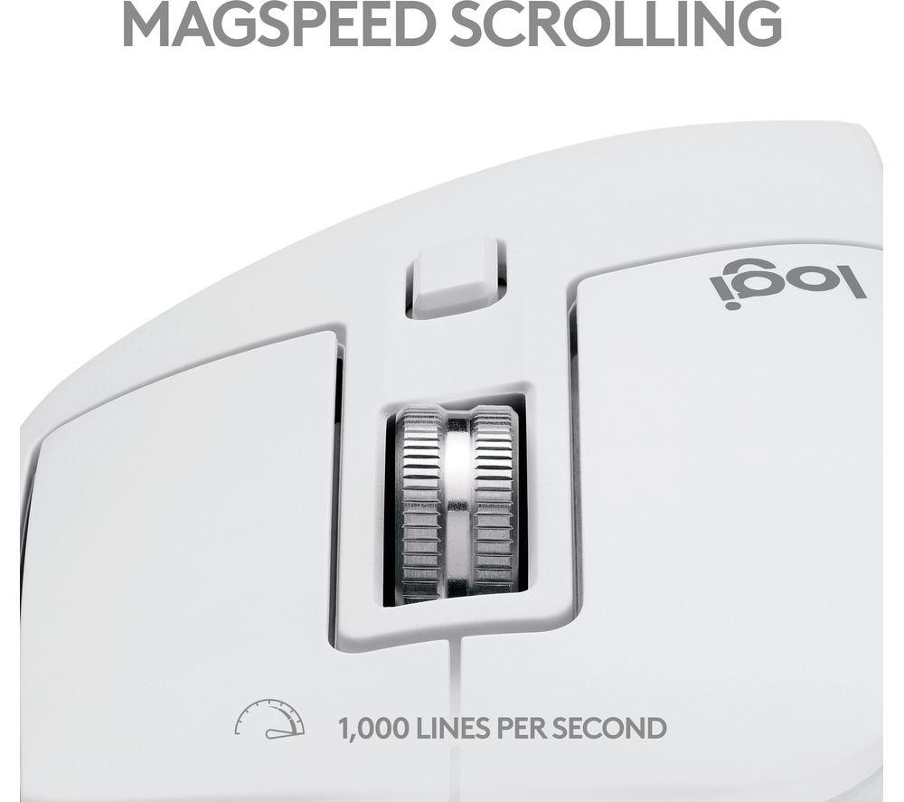 LOGITECH MX Master 3S for Mac Wireless Darkfield Mouse - Pale Grey