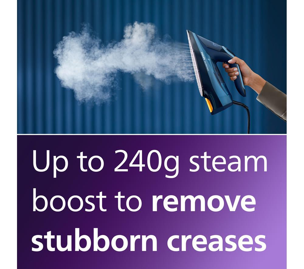 PHILIPS Azur 8000 Series DST8020/26 Steam Iron - Light Blue