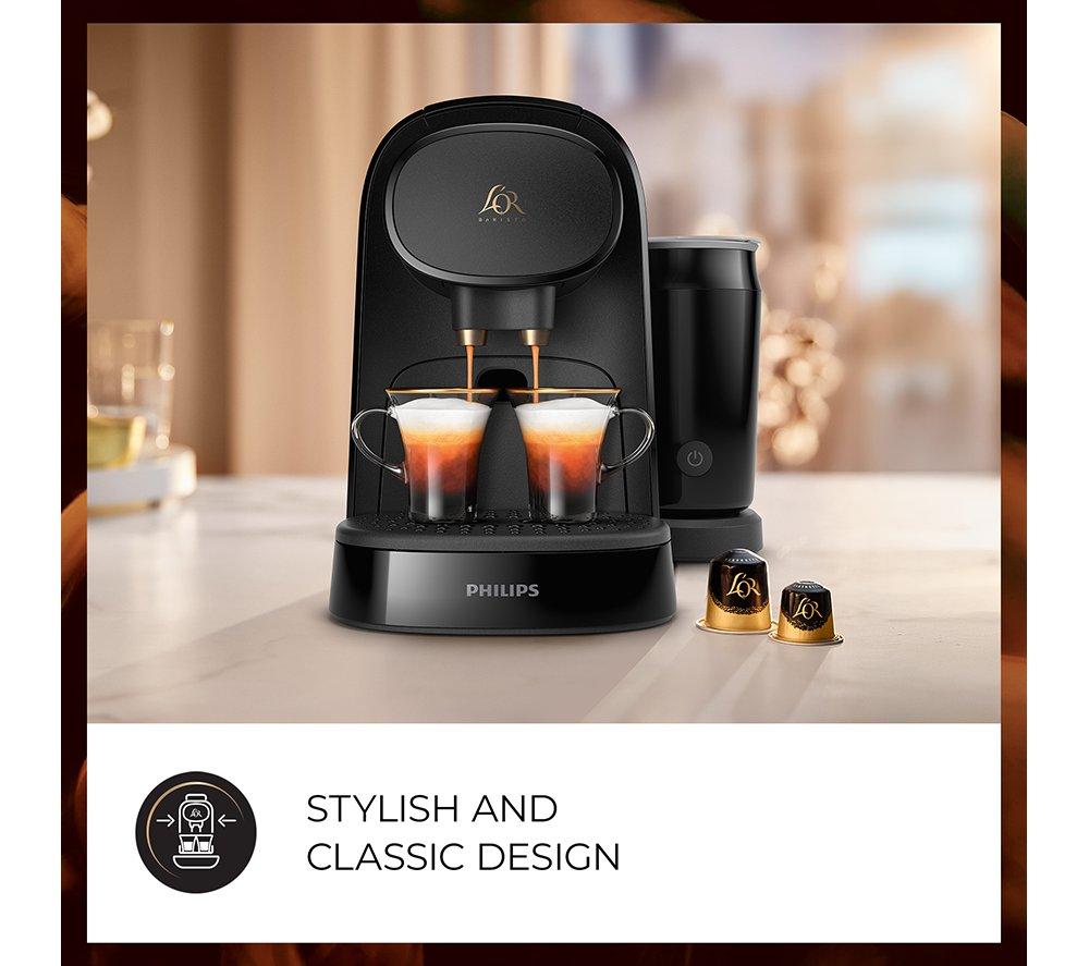 Cafetera L'OR Latte by Philips LM8014/60 - Negra