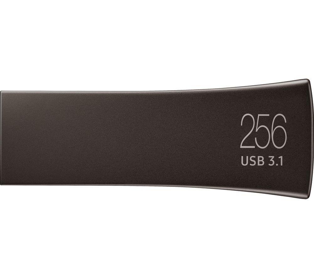 SAMSUNG Bar Plus USB 3.1 Memory Stick - 256 GB, Titan Grey