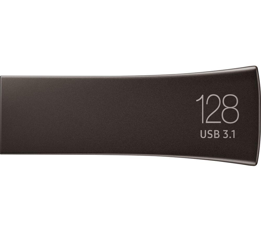 SAMSUNG Bar Plus USB 3.1 Memory Stick - 128 GB, Titan Grey