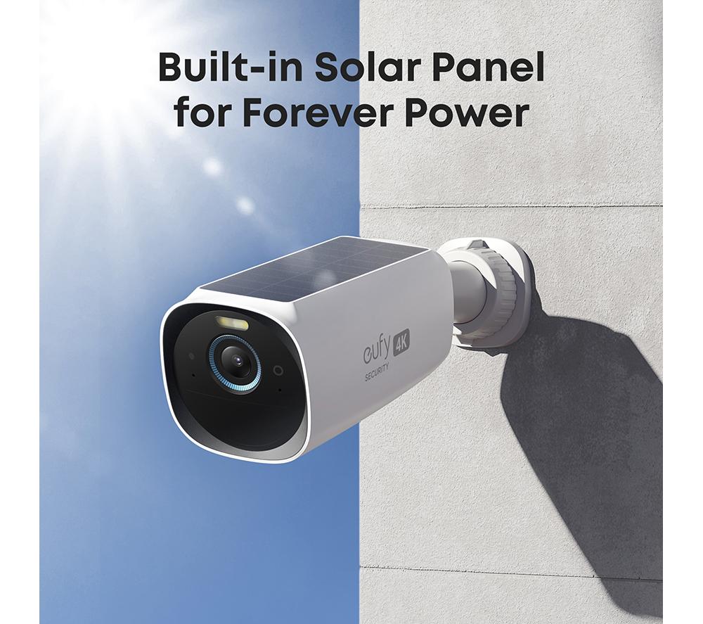 EUFY eufyCam S330 Solar 4K Ultra HD WiFi Add-On Security Camera